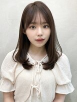 ミラリー トウキョウ(Mirareee Tokyo) 20代30代40代◎前髪パーマ韓国風巻きくすみベージュお団子ヘア