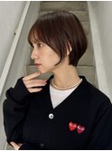 ショートカット/髪質改善縮毛矯正白髪ぼかしレイヤーカラーボブ