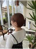 イメチェン/ホワイトブロンド/外ハネボブ/ワイドバング/成田富里