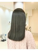 【美髪矯正】柔らか黒髪ストレート