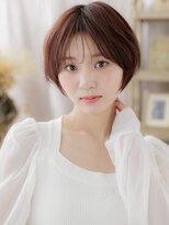 カバーヘア ブリス 大宮西口(COVER HAIR bliss)&nbsp;■マロンベージュ小顔似合わせカット丸みショート47大宮20代30代