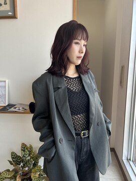 イット(it.) 【yuna】bob × ボルドーカラー