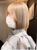 #ホワイトブロンド#レイヤーロング #ダブルカラー #ハイトーン