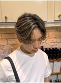 刈り上げセンターパート