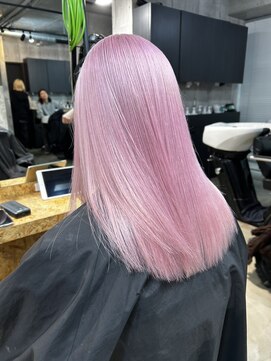 ネハス(nehus.) ブリーチ/ホワイトグレージュ/デジタルパーマ/フェザーパーマ