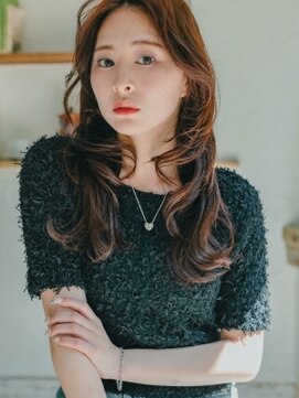 大人ウェーブスタイル