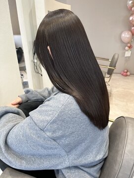 ミア(mia) 髪質改善カラーダークグレージュ