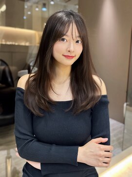 ロンドガーネット 池袋(Lond garnet) 暗めカラー/韓国風巻き/レイヤーカット/髪質改善/縮毛矯正/池袋