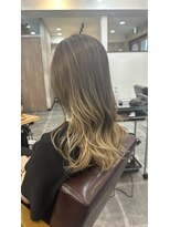 アムレヘアーエタ(amule hair eta)&nbsp;【amule hair eta】バレイヤージュ　ダブルカラー