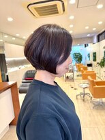 ディーコ(IDEEK) 大人のショートボブ+明るい白髪カバー/グラデーションボブ#3
