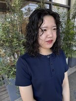 リールヘアー 大野城店(rire hair) ウェット仕上げのスパイラルパーマ