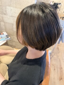 ヘアサロン アプリ(hair salon APPLI) 大人可愛いインナーカラーボブ