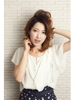 ヘアーメイク ゴエン(HAIR MAKE GOEN) グラデーションラフふわウェーブ