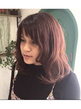 ヘアーサロン リノ(Hair salon LiNO) レッド＋レイヤー