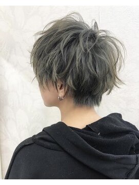 オルタ 反町(alter) イメチェン刈り上げグレージュラベンダーカラー
