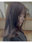 透明感カラー×レイヤースタイル