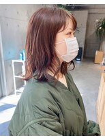 リコ(liko)&nbsp;オレンジベージュ×切りっぱなし