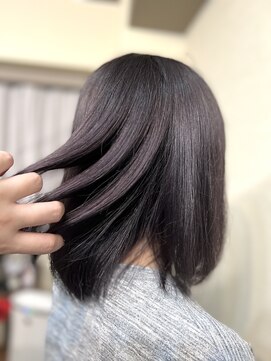 ケア 坂戸駅前店(Care) ブリーチベースのパープルカラー＊