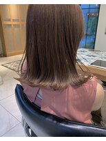 ヘアサロン ガリカ 表参道(hair salon Gallica)&nbsp;【YU-TA】透明感艶髪グレージュ/ブリーチなしカラー/外ハネボブ