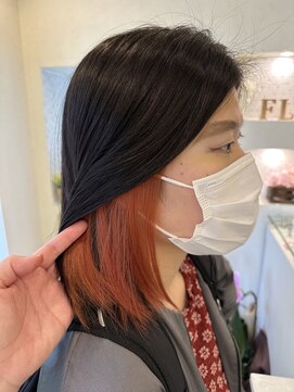 エクリフルール(equri fleur) 20代 30代 イヤリングカラー / ブラッドオレンジ