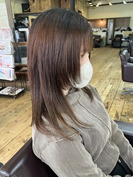 スミ(sumi) ウルフカット/長崎ウルフカット/ウルフヘア/20代30代40代◎岩田