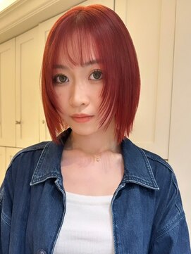 ベレーザ 渋谷(BELEZA) 4213ニュアンスカラーベビーピンクカシスレッドハイトーンカラー