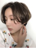 モテ髪カタログ/クールショート/イルミナ【髪質改善オージュア】