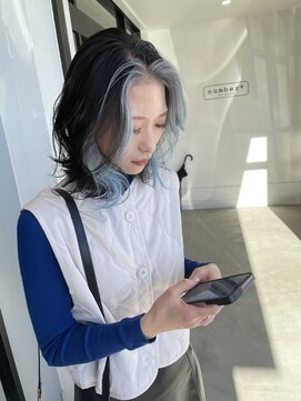 ナンバー(number+) 20代30代40代エギョモリくびれ韓流バングーカラー小顔