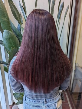 アン(Hair make un) レッドカラー
