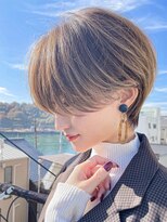 ハルキミナト ジャパン トウキョウ(HARUKI MINATO japan TOKYO) 20代30代40代50代耳かけショート前髪なしハンサムショートカット