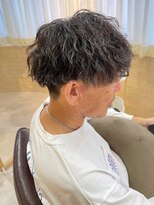 ザ マイル(The mile)&nbsp;束感_波巻きツイストスパイラルアッシュブラック