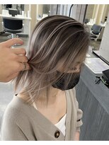 ウル 岡山駅店(ULu.)&nbsp;髪質改善ハイトーンバレイヤージュハイライトブリーチ岡山倉敷