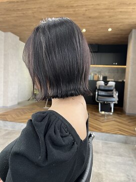 サクラ 岐阜(SAKURA) タッセルボブ　外ハネ　地毛風ストレート　縮毛矯正　髪質改善
