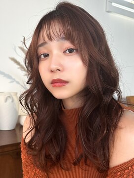 ラフィス ヘアー ヴォーグ 天王寺あべの店(La fith hair vogue) 【La fith】マロンベージュ×ラフウェーブ