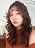 【La fith】マロンベージュ×ラフウェーブ