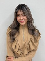 リエンスクレア(RIENS xrea)&nbsp;ニュアンスバレ*ロングヘア*根元暗め*10代20代30代