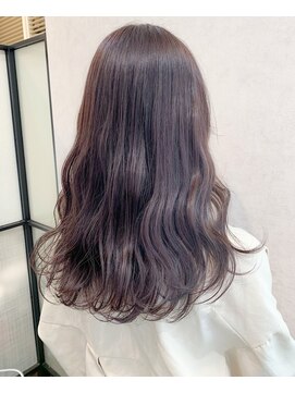 シャンドゥール 栄店(CHANDEUR) モテカラー透明感ラベンダーカラー寒色カラーツヤ×透け感