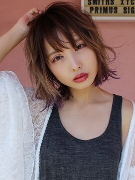 ボン マール ヘアー(Bon Male hair) デザイン裾カラー