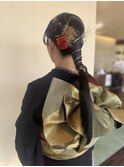 ストレートポニーテール