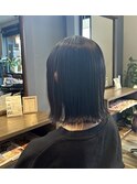 切りっぱなしボブ