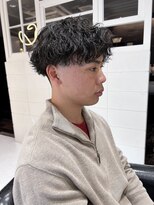髪屋 紬 メンズ/メンズカット/メンズパーマ/波巻きスパイラル