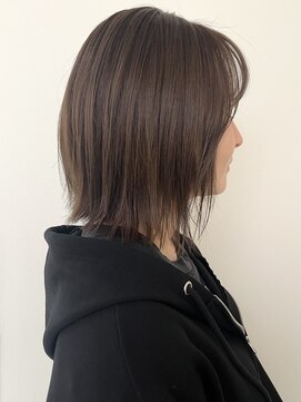モッズ ヘア 目黒店(mod’s hair) 外はねボブと透明感カラー