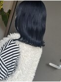 黒染めを使わないブルーブラック☆