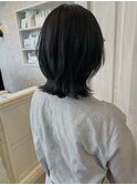 福山美容室carry 大人くびれレイヤーボブ透明感イルミナカラー