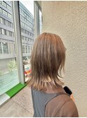 【el zafiro yodoyabashi】外ハネ×白髪馴染ませスタイル