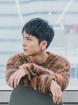 ビューティービースト 熊本オークス通り店(beauty:beast)&nbsp;アップバングショート刈り上げ黒髪短髪マッシュ波巻きパーマ