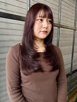 ロックス バイ マグ 松本(rocks BY MAG)&nbsp;チェリーレッド暖色カラーボルドーワインレッドレイヤー