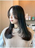 髪質改善/顔まわりレイヤー/艶髪ロング