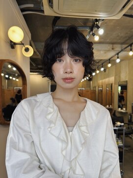 ヒュージ 表参道(huge) レイヤーボブ/ショート/ニュアンスパーマ/顔周りカット/20代30代