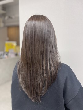 【222岡野】大人ブラウンカラー